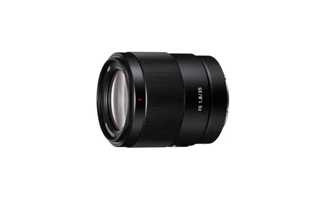 Obiectiv Sony, montura FE, 35 mm, F1.8, Negru