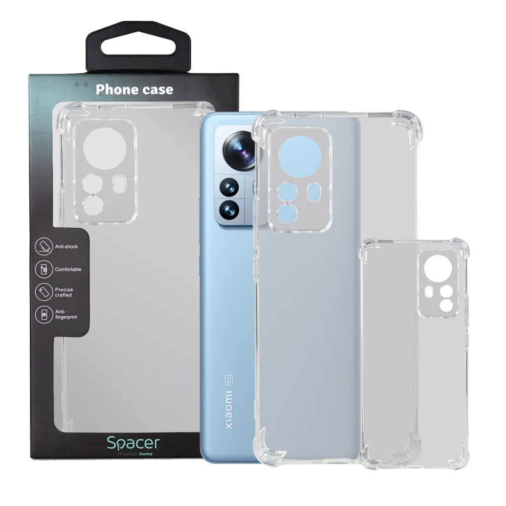 Husă Spacer Xiaomi 12 Pro TPU transparentă