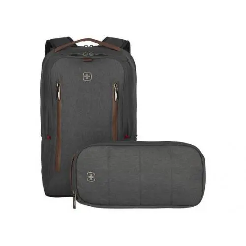 Rucsac laptop Wenger MOD City Upgrade 2in1 (rucsac + geanta), 16″, Gri