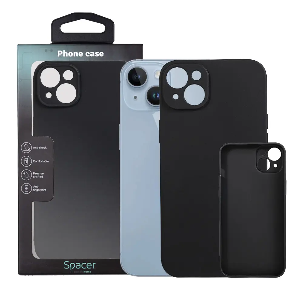 Husa Spacer iPhone 14 Plus TPU negru