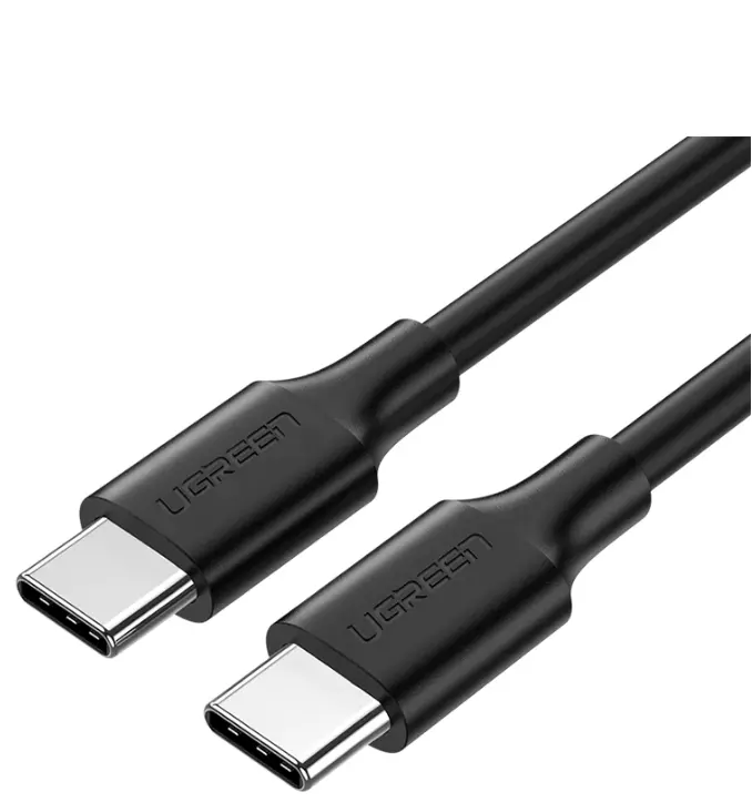 Cablu alimentare si date Ugreen, US286, Fast Charging Data Cable pt. smartphone, USB Type-C la USB Type-C 60W/3A, nickel plating, PVC, 2m, negru