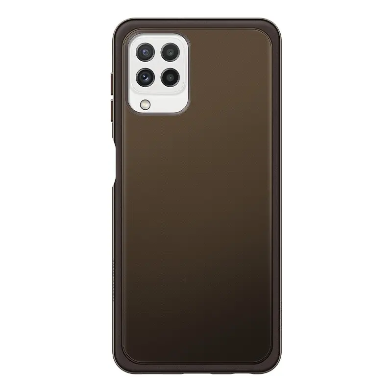 Husă Samsung Soft Clear Cover Galaxy A22 LTE neagră