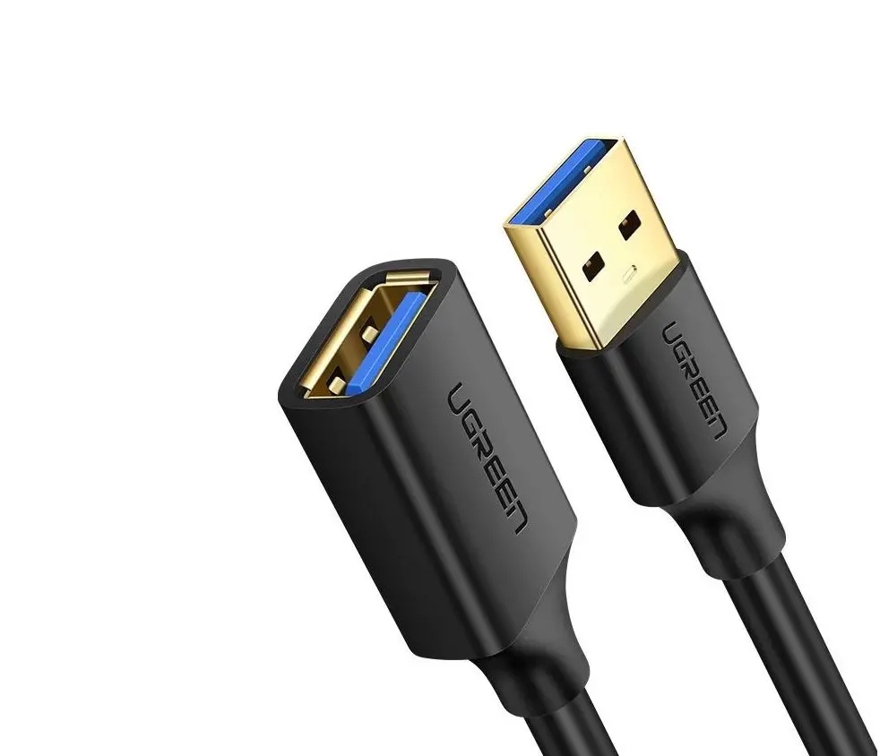 Cablu prelungitor USB 3.0 UGREEN US129, 5 m, Negru