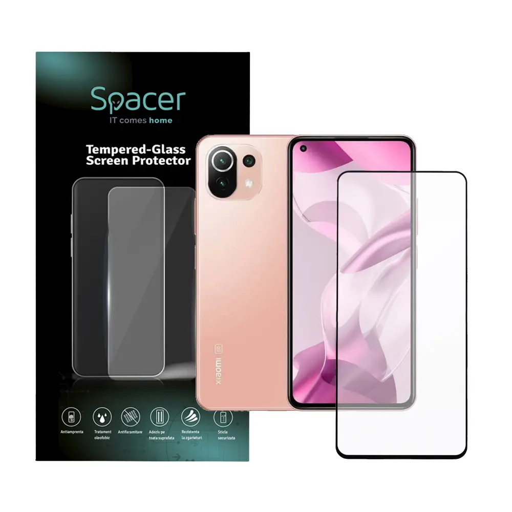 Folie sticlă Spacer Xiaomi Mi 11 Lite 5G 9D 9H
