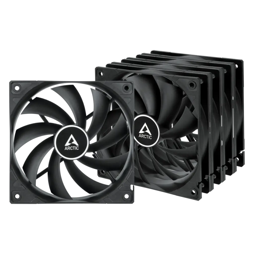 Ventilator Arctic F12 Value Pack negru 5 buc 120 mm