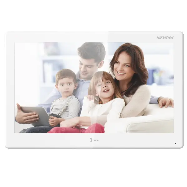 Monitor videointerfon Hikvision DS-KH9510-WTE1B 10,1 inch alb