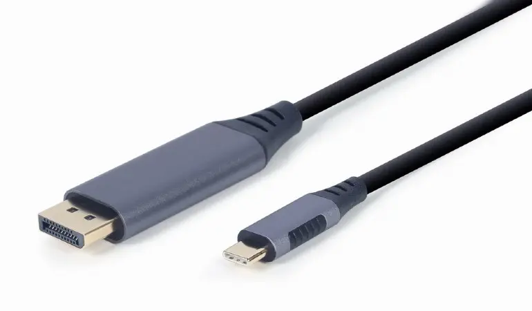 Adaptor USB Type-C la DP, Gembird, 1.8 m, Gri