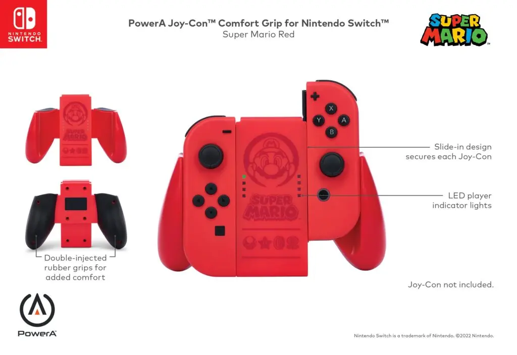 Cosola, PowerA, Nintendo Switch, Super Mario, Rosu