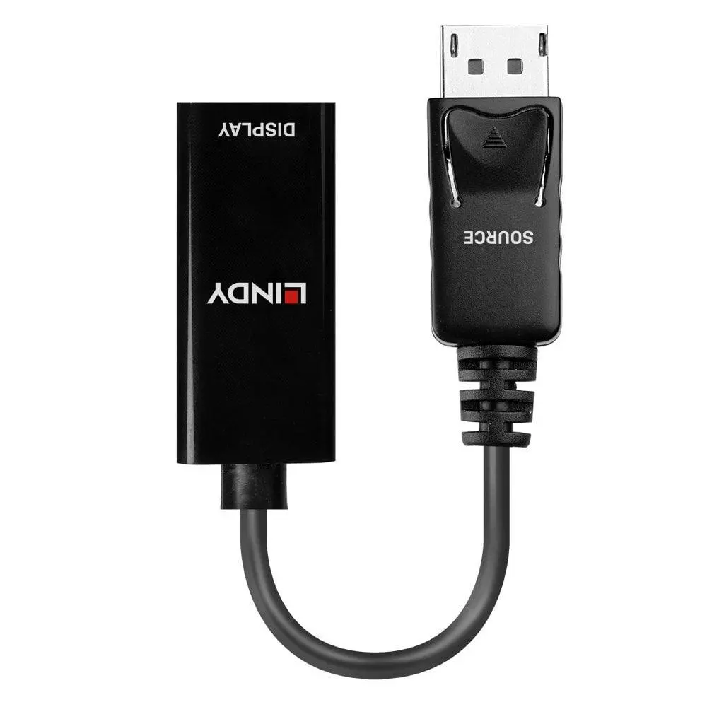 Adaptor Lindy DisplayPort 1.2 la HDMI 1.4 4K Negru