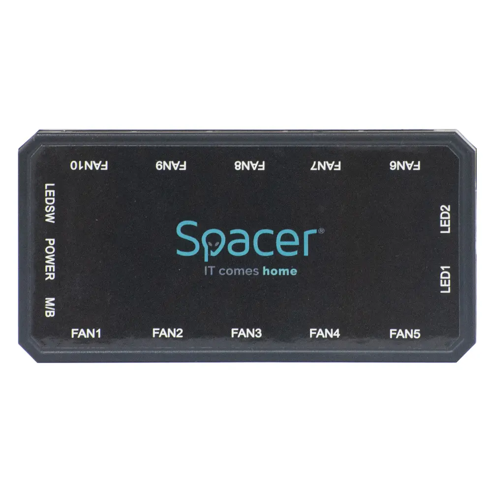 Hub ventilatoare Spacer SPFC-RGB-6P ARGB 10 porturi