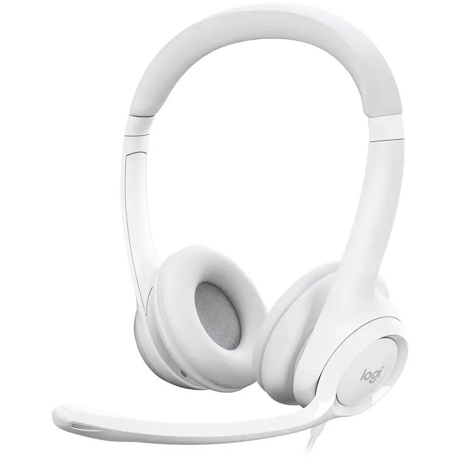 Casti Logitech H390 USB Off-White