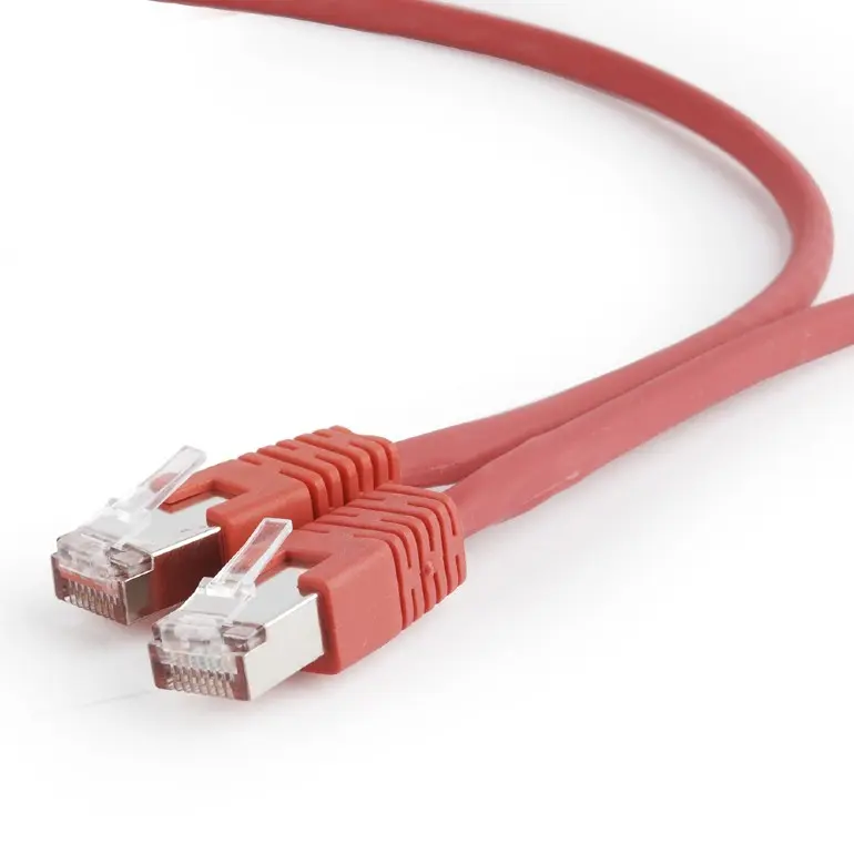Cablu S/FTP Gembird Cat6a roșu 2 m PP6A-LSZHCU-R-2M