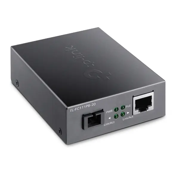 Convertor media TP-Link TL-FC111PB-20 WDM PoE SC 20 km