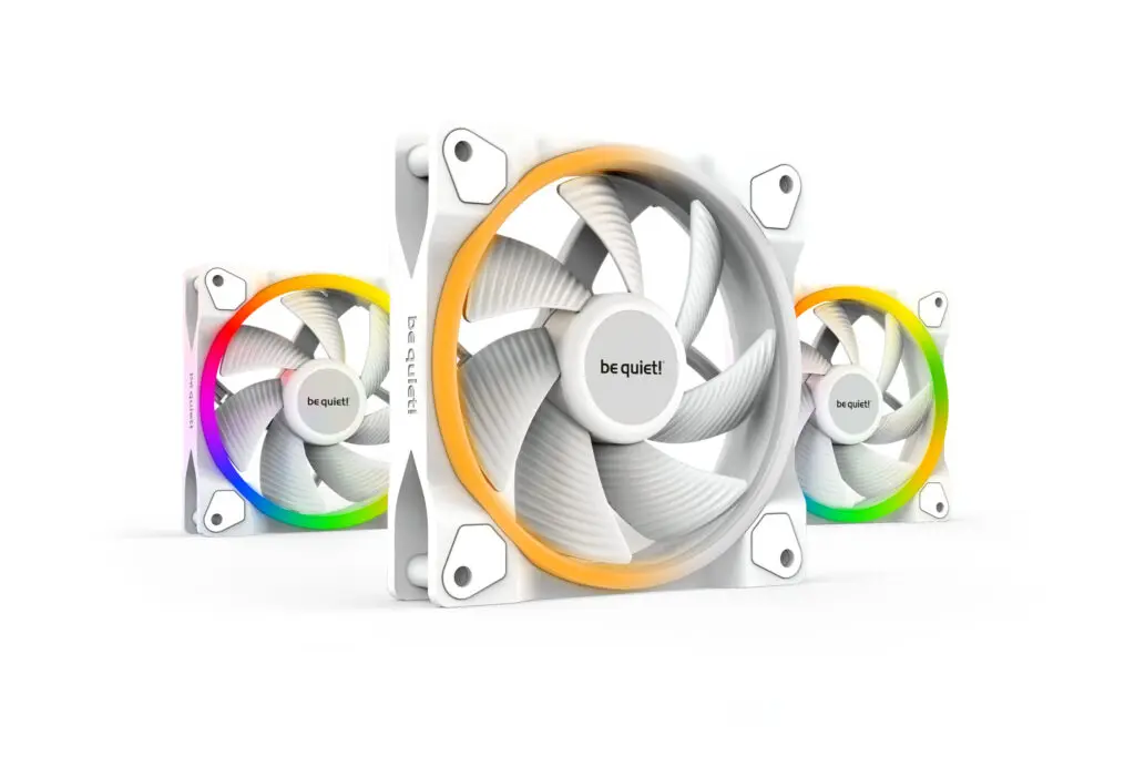 Ventilator be quiet LIGHT WINGS White 120mm PWM Triple-Pack BL100