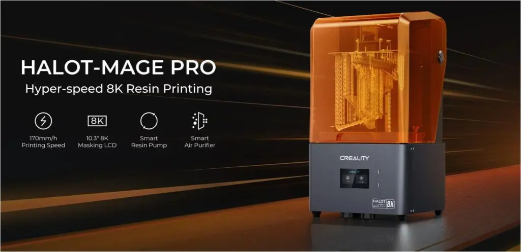 Imprimantă 3D Creality HALOT-MAGE PRO rășină 8K 10,3″