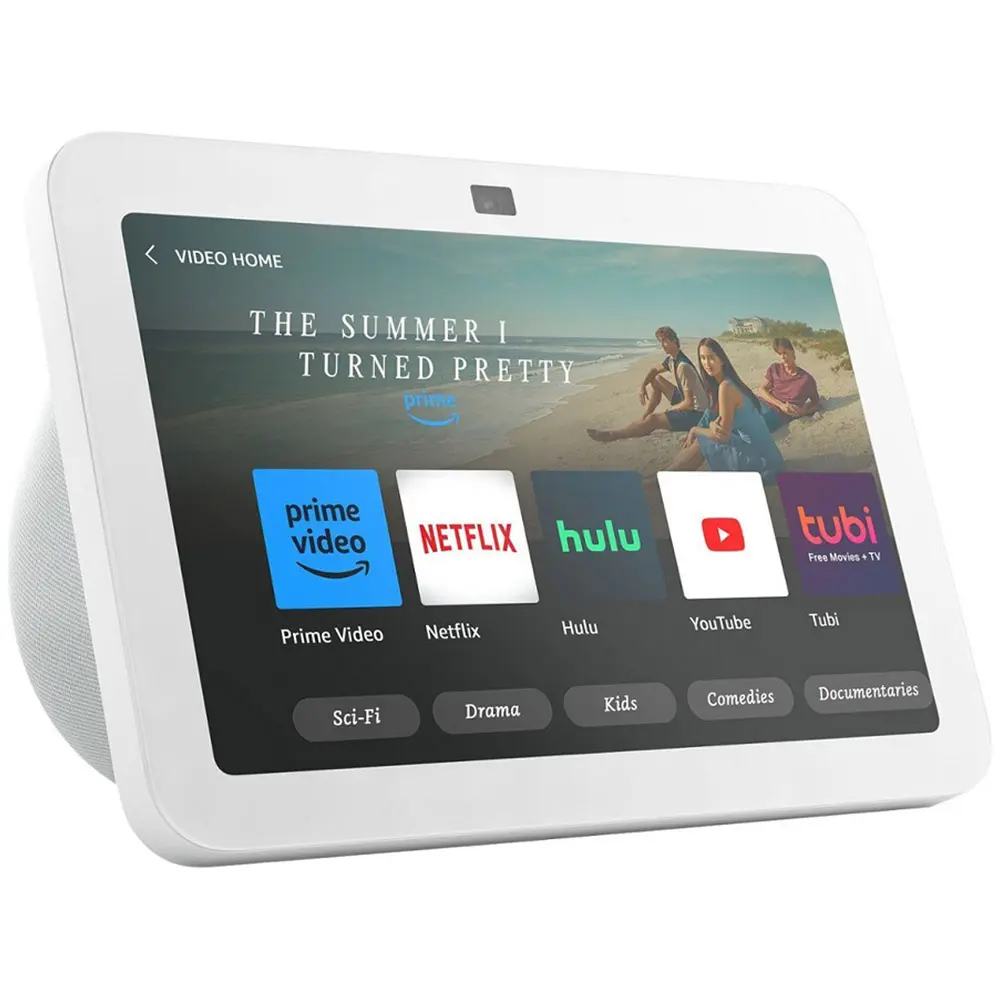 Boxa inteligenta Amazon Echo Show 8 2023 (3rd Gen), Display 8″, Camera 13 MP, Wi-Fi, Bluetooth, Stereo, Alb
