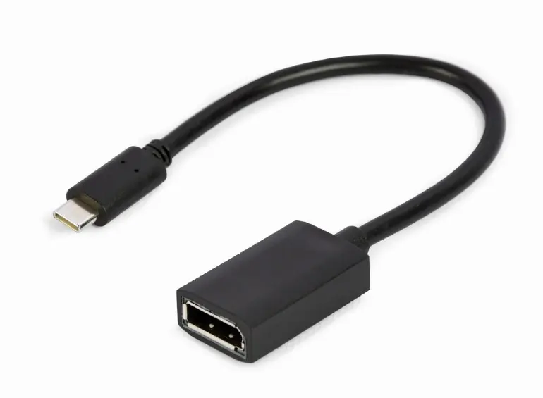 Adaptor, Gembird, USB Type-C/DisplayPort, Negru