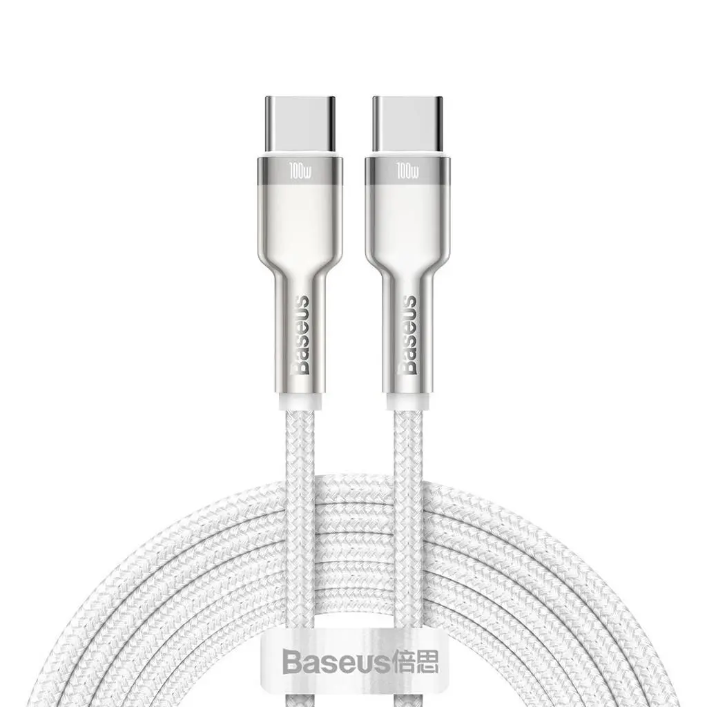 Cablu Baseus CATJK-D02 2m 100W alb