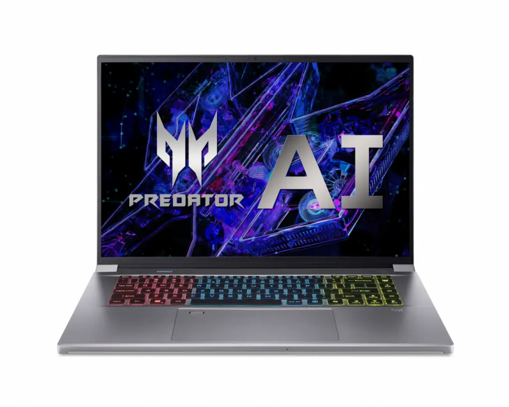 Laptop Gaming Acer Predator Triton Neo 16 PTN16-51 cu procesor Intel® Core™ Ultra 7 155H pana la 4.8GHz, 16” WUXGA, 165Hz, IPS, 16GB LPDDR5X RAM, 1TB SSD, NVIDIA® GeForce RTX 4050 6GB GDDR6, No OS, Sparkly Silver
