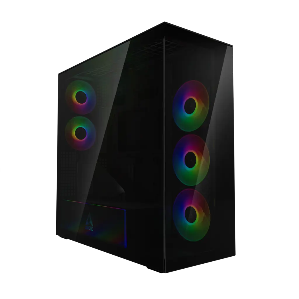Carcasa ARCTIC Xtender VG Middle Tower E-ATX negru riser PCIe
