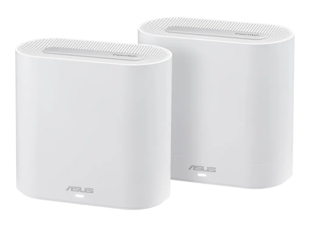 Router Mesh Business Wireless ASUS ExpertWiFi EBM68 1PK, AX7800, Tri-Band, Quad-Core 1.7GHz CPU, 256MB/1GB Flash/RAM, 2.5G port, OFDMA, Beamforming, 8 SSIDs, guest portal customizat, Commercial-Grade Network Security & VPN, AiMesh, montare perete
