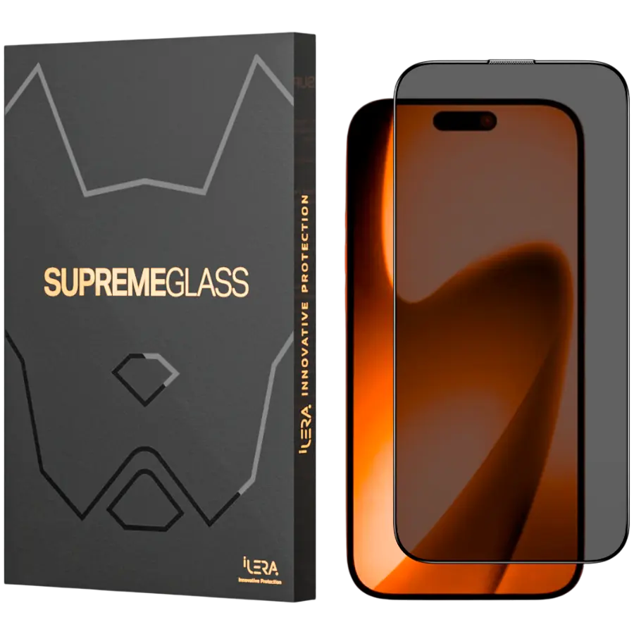 Folie privacy iLera DeLuxe Incognito Glass iPhone 17 Pro Max