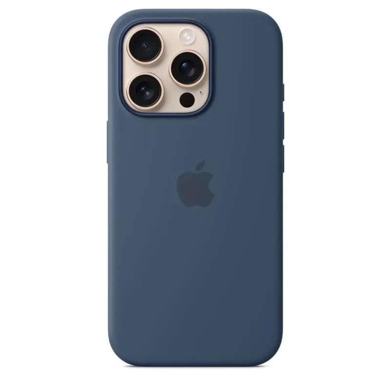 Husă Apple iPhone 16 Pro silicone MagSafe denim