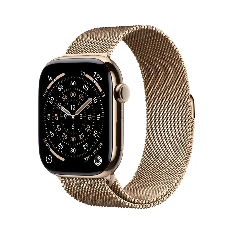 Apple Watch 11 GPS Cellular titan auriu 46mm Milanese M/L