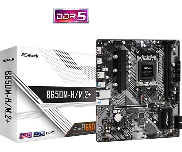 Placa de baza ASRock B650M-H/M.2+ AM5