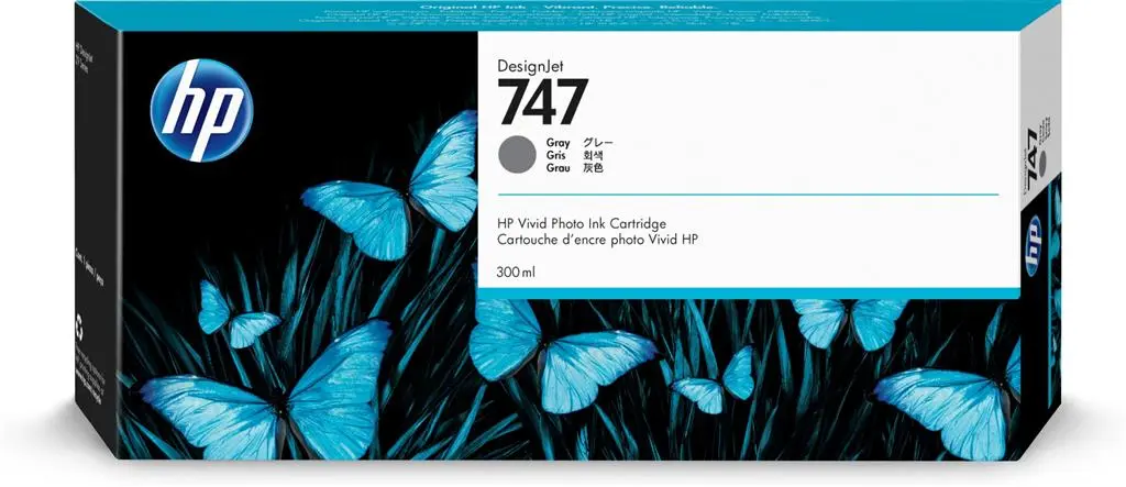 Cartus de cerneala, HP, P2V86A, 300 ml, Gri