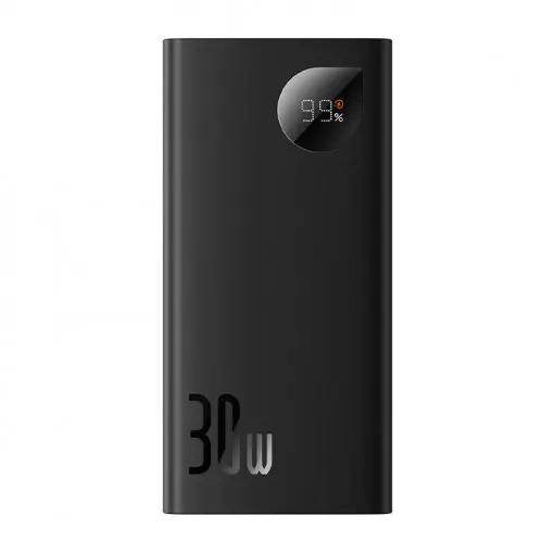 Baterie externa, Baseus, Adaman2, 10000 mAh, 2 x USB, USB-C, 30 W, Negru