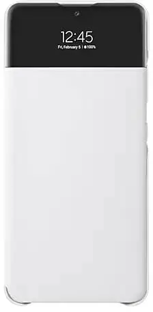 Husa de protectie Samsung Smart S View Wallet Cover pentru A32, White