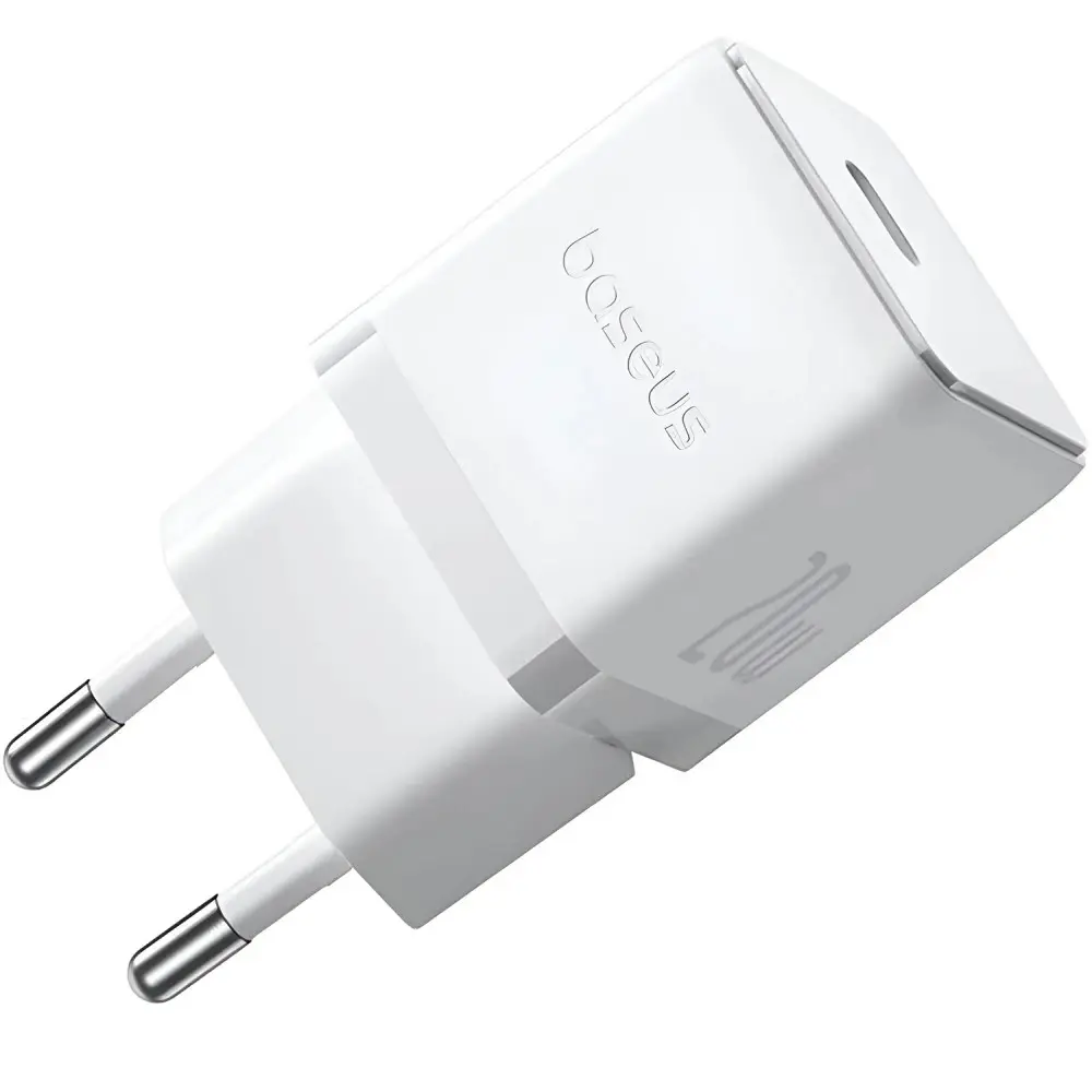 Încărcător Baseus Palm 20W USB-C alb 1m