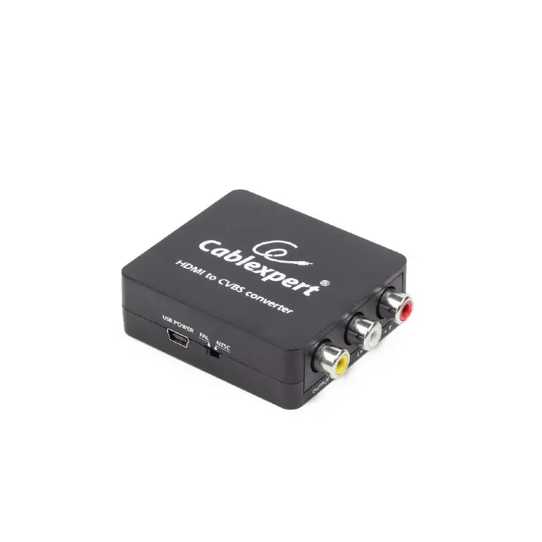 ADAPTOR video GEMBIRD, splitter HDMI (M) la Composite video + audio L/R (M) x 2, rezolutie maxima Full HD (1920 x 1080)
