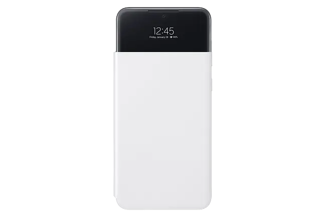 Husă Samsung S View Wallet Cover Galaxy A33 5G alb