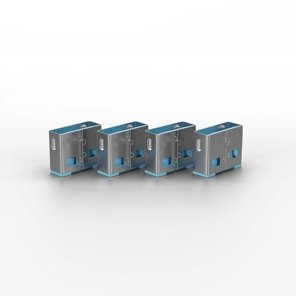 Blocaj port USB Lindy LY-40452 4 buc albastru