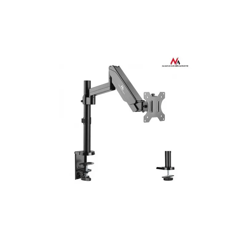 Suport monitor birou Maclean MC-775, 17″ – 32″, 8 Kg, Negru