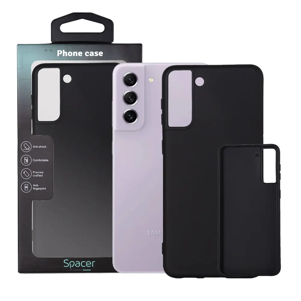 Husă Spacer Samsung Galaxy S21 Plus TPU neagră