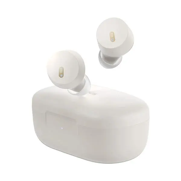 Casti wireless in ureche, Baseus Bowie E18 TWS IPX4, albe