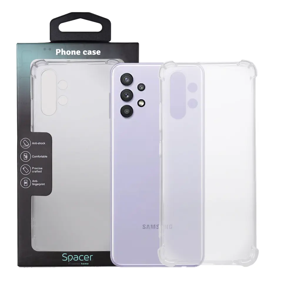 Husă Spacer Samsung Galaxy A32 4G transparentă TPU 1,5 mm