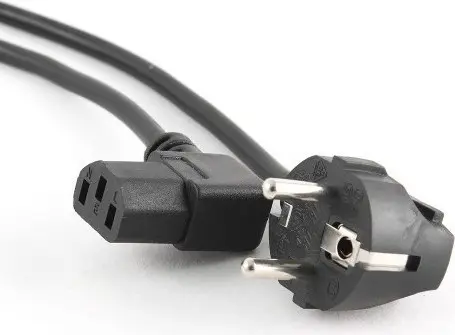 Cablu alimentare Gembird Schuko IEC C13 90°, 1.8 m, VDE