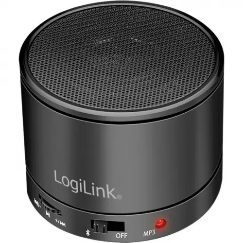 Boxa LOGILINK portabila bluetooth, acumulator 400mAh, hands-free, timp de functionare pana la 4 ore, distanta de functionare pana la 10m, incarcare USB, negru