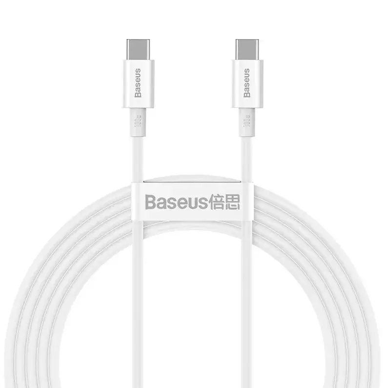 Cablu Baseus Superior Type-C CATYS-C02 2m alb 100W