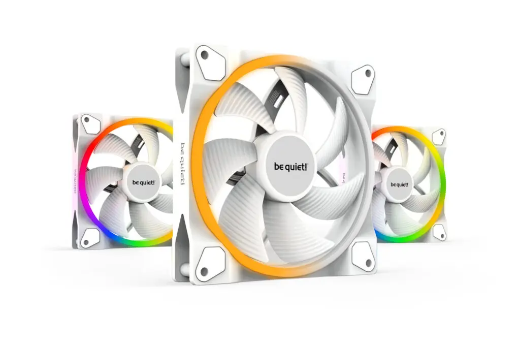Ventilator be quiet LIGHT WINGS White 140mm PWM Triple-Pack BL102