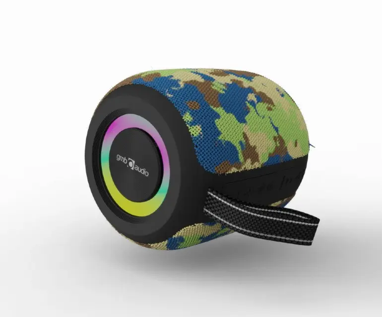 Boxa portabila Gembird bluetooth, 1200mAh, microSD, USB, negru