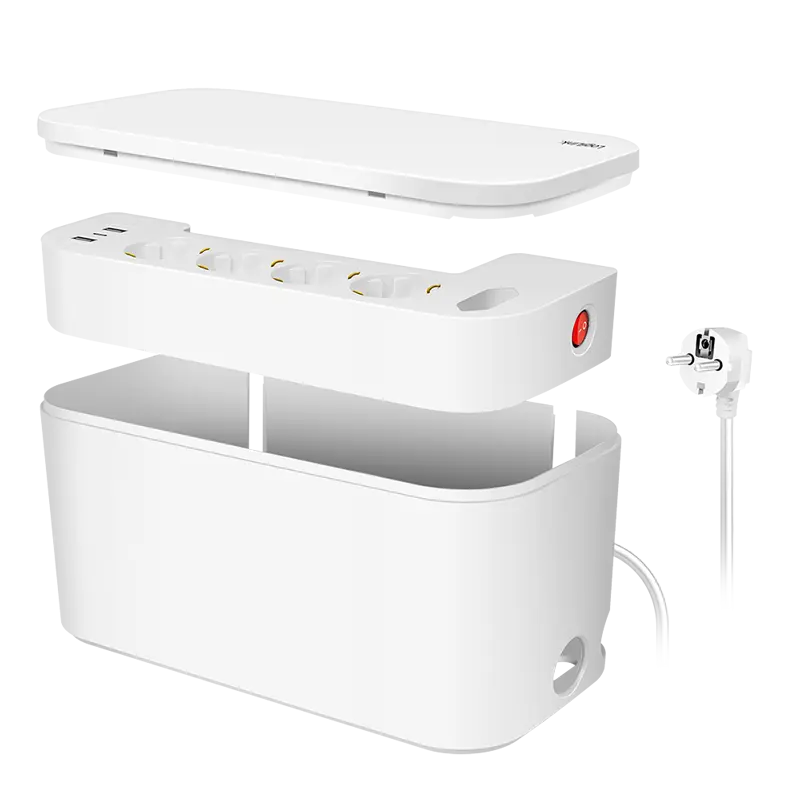 Prelungitor Logilink LPS281U Cutie Cablu 5 Prize USB Alb