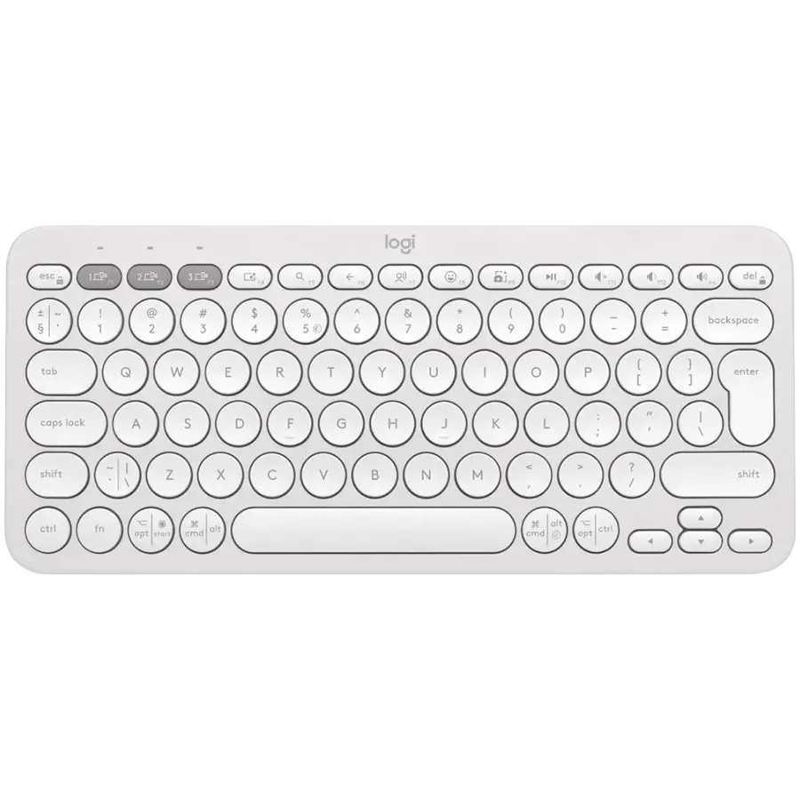 Tastatură Logitech Pebble Keys 2 K380s Tonal White