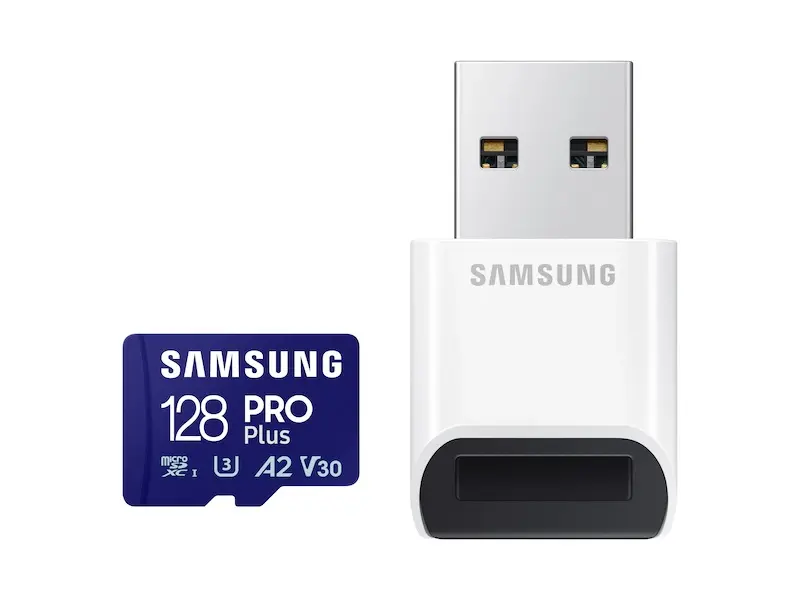 Card de memorie Samsung PRO Plus micro SDXC 128 GB U3 A2 V30 MB-MD128SB