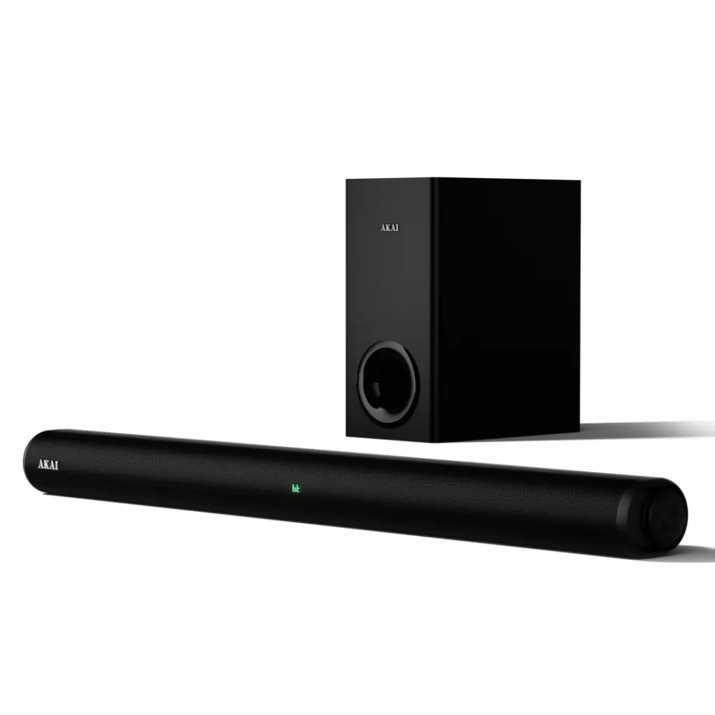 Soundbar AKAI ASB-8WSW, 2.1, 150W, Bluetooth, subwoofer wireless, negru