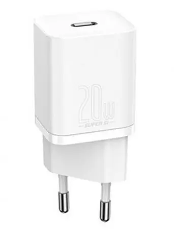 Încărcător Baseus Speed Mini USB-C 20W alb CCFS-SN02